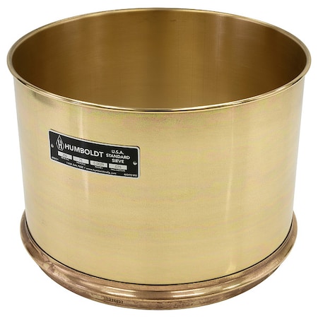 Wet Washing Sieve, 12 In, No 200, 8 In Deep MPN:5JCK3