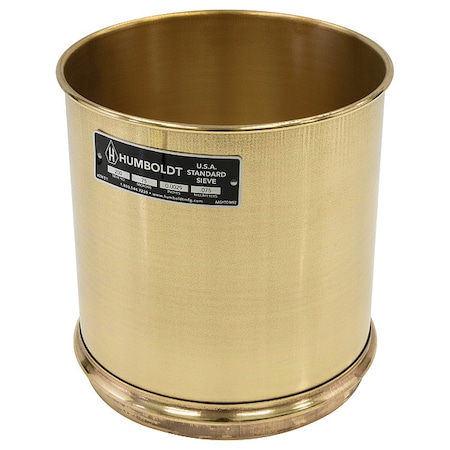Wet Washing Sieve, 8 In, No 200, 8 In Deep MPN:5JCK9
