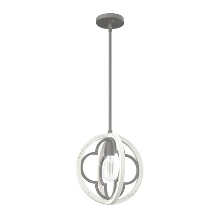 Downrod Light, Painted Concrete, 120 V, MPN:19092