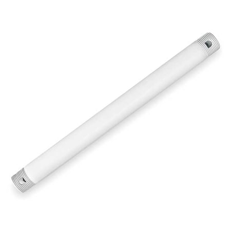 Ceiling Fan Downrod, 12 In. L, White MPN:22717
