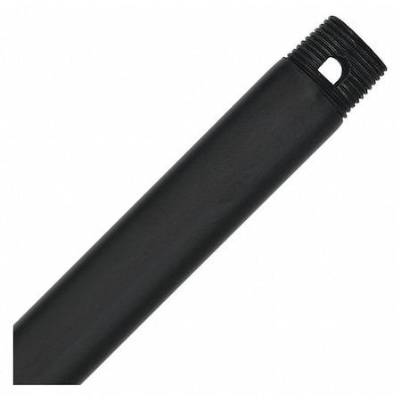 FanDownrod, Black, Steel, 3/4inDia, 12inL MPN:26302