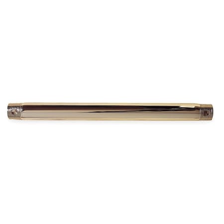 Ceiling Fan Downrod, Bright Brass, Steel MPN:26313
