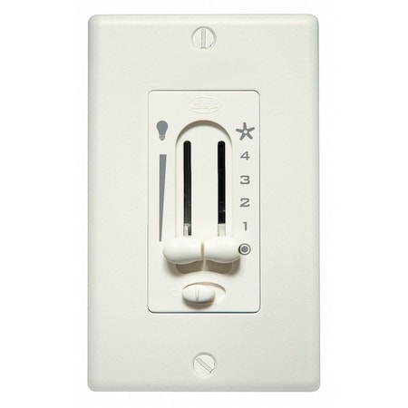 Fan Speed and Light Control, White, Wall MPN:27183