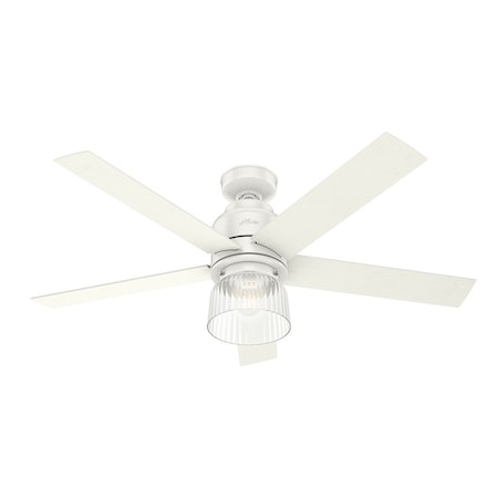 Ceiling Fan, 5 Blades, 4 Speeds, 120, Fresh White MPN:50341