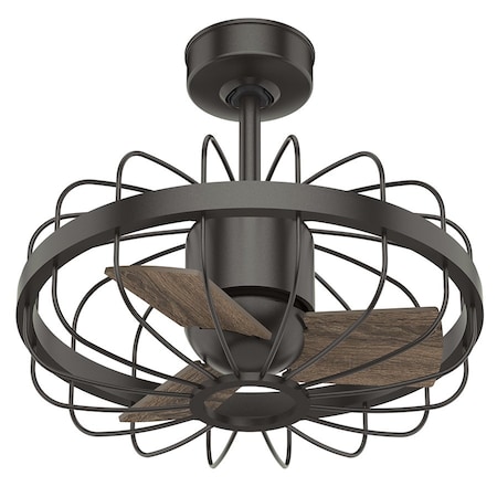 Ceiling Fan, 3 Blades, 6 Speeds, 120, Noble Bronze MPN:50797