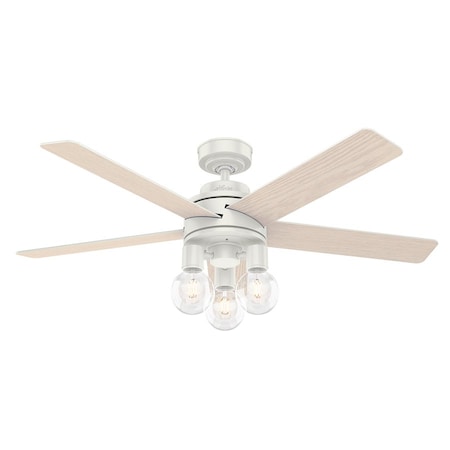 Ceiling Fan, 5 Blades, 4 Speeds, 120, Fresh White MPN:51332