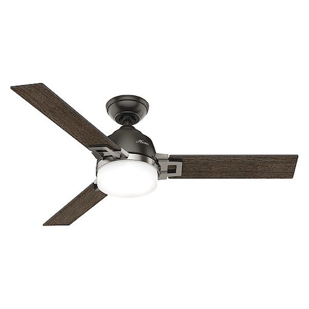 Decorative Ceiling Fan, 48 in Blade Dia, 3 Blades, 3 Speeds, 120, Noble BronzeÂ  MPN:59219