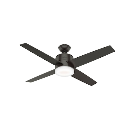 Decorative Ceiling Fan, 54 in Blade Dia, 6 Blades, 6 Speeds, 120, Noble BronzeÂ  MPN:59366