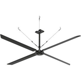 Hunter ECO 14' HVLS Ceiling Fan with 2.5'-4' Downrod 200-240V 1 Phase E14-21P-IP-SM