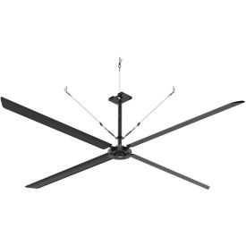 Hunter ECO 16' HVLS Ceiling Fan with 2.5'-4' Downrod 200-240V 1 Phase E16-21P-IP-SM