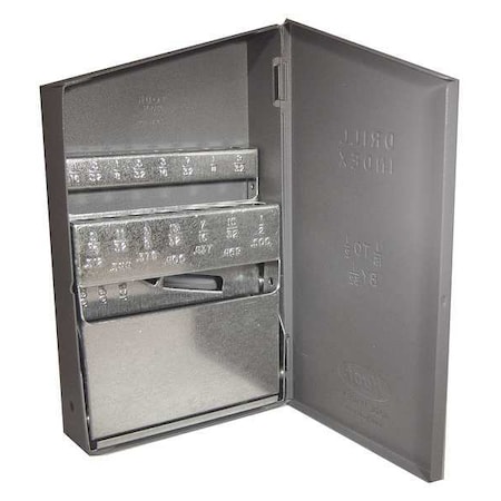 Drill Bit Case, Jobber Length, Steel MPN:10350
