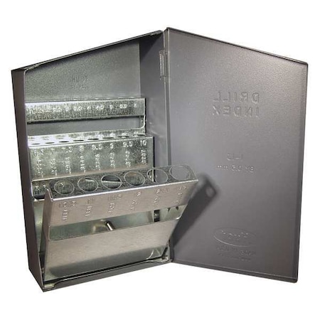 Drill Bit Case, Jobber Length, Steel MPN:11150