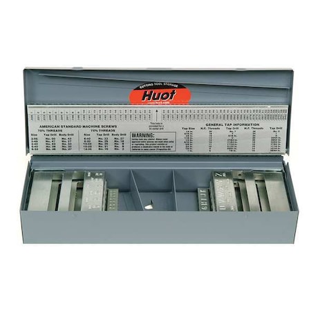 Drill Bit Case, Stub Length, Steel MPN:11550