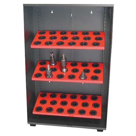 Tool Holder Wall Locker, Steel MPN:55781