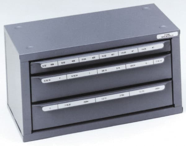 3 Drawer, #6-32 to 1/2-20 Tap Storage MPN:13590