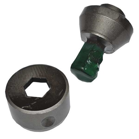 Punch/Die Set, Hex, Hydraulic, 13/16 In MPN:SHD-1316HEX