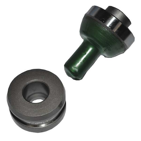 Punch/Die Set, Rnd, Hydraulic, 3/8 In MPN:SHD-38