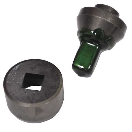 Punch/Die Set, Square, Hydraulic, 3/8 In MPN:SHD-38SQ
