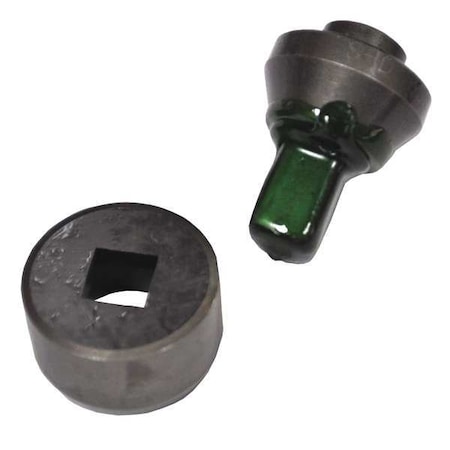 Punch/Die Set, Square, Hydraulic, 7/16 In MPN:SHD-716SQ