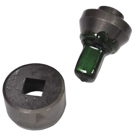 Punch/Die Set, Square, Hydraulic, 9/16 In MPN:SHD-916SQ 9/16