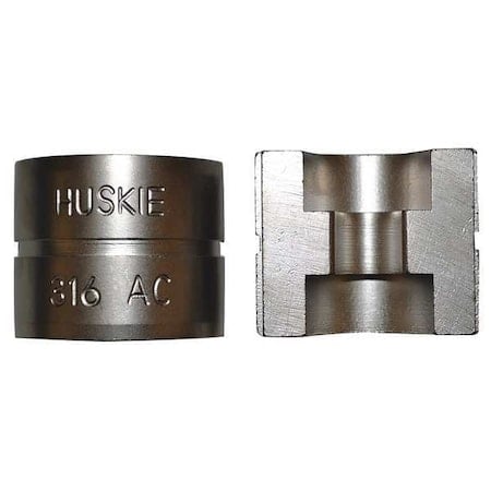 Compression Die, Blue, Wire Rope, 3/16 In MPN:316AC