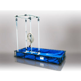 Husky Aluminum/PVC Decontamination Pool With Shower ALFDP-55WS - 60