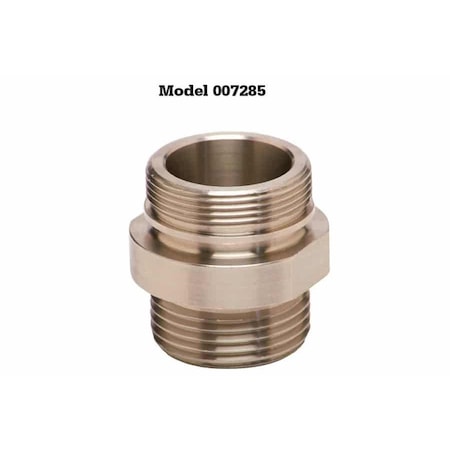 Def Hose Adaptor, 1 in M Bspp x 1 in M Bs MPN:007285