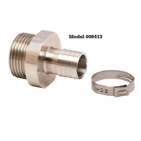 Def Hose Adaptor 1 in M Bspp x 0.75in MPN:008413