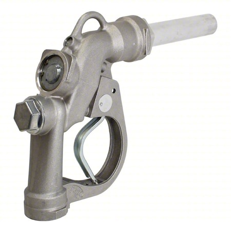 Fuel Nozzle, Gray, 7 in Aluminum Spout MPN:169038N