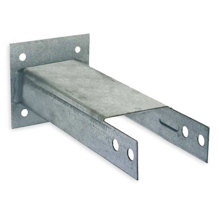 Wall Spacer, Teardrop, 1 1/2 in H, 12 in W, 3 1/8 in D, Gray MPN:I4012