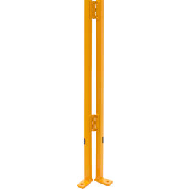 Husky Rack & Wire Velox Machine Guard 6 adjustable corner post Safety Yellow XG5106