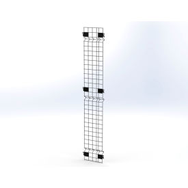 Husky Rack & Wire™ Welded Wire Security Partition Panel 1'W x 5'H Black V0105