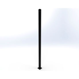 Husky Rack & Wire™ Welded Wire Security Partition Corner Post 8'H Black V5608