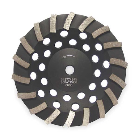 Diamond Sgmnt Cup Wheel, Turbo, 4x5/8-7/8 MPN:Turbo-2
