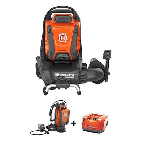 MAX 36 V Battery Powered Professional Leaf Blower, 452.03 cfm, 120.79 mph, Battery Included, 61 dBA MPN:550IBTX+BLI950X+QC500