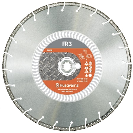 Vari-Cut FR3 Diamond Blade, 10in, Wet/Dry MPN:546192002