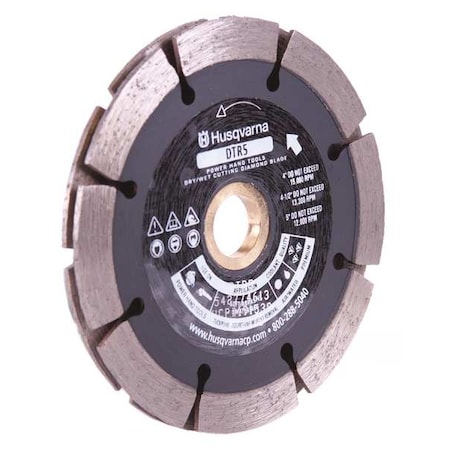 Diamond Saw Blade, Wet/Dry Cutting Type MPN:DTR5 TP 4