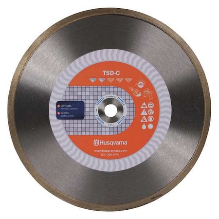Diamond Saw Blade, Masonry, 4-1/2 in. Dia. MPN:TACTI-CUT C 4.5