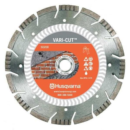Diamond Saw Blade, Wet/Dry Cutting Type MPN:Vari-Cut 5