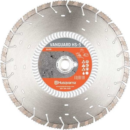 Diamond Saw Blade, Wet/Dry Cutting Type MPN:VARI-CUT S45-14