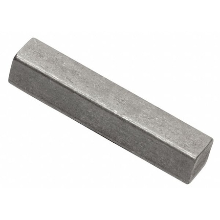 Undersized Machine Key, Square End, Steel, Plain, 1-3/4 in L, 3/8 in Sq MPN:3003750375-1750