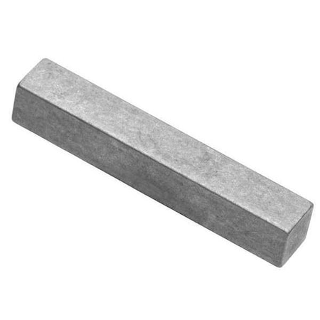 Oversized Machine Key, Square End, Steel, Plain, 1 in L, 3/16 in Sq MPN:7501870187-1000
