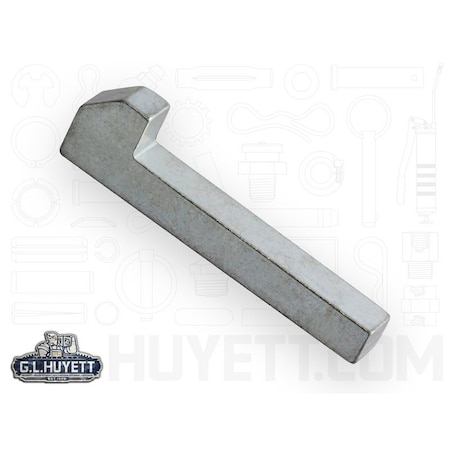 Tapered Gib Head Machine Key, Tapered Gib End, Carbon Steel, Zinc Clear Trivalent, 1-1/2 in L MPN:GIB-0250-1500ZC