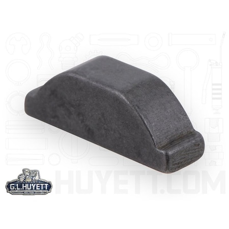 Woodruff Key, 3/16 x 5/8 in Key Size, 0.240 in H, Carbon Steel Plain MPN:HIPRO-506