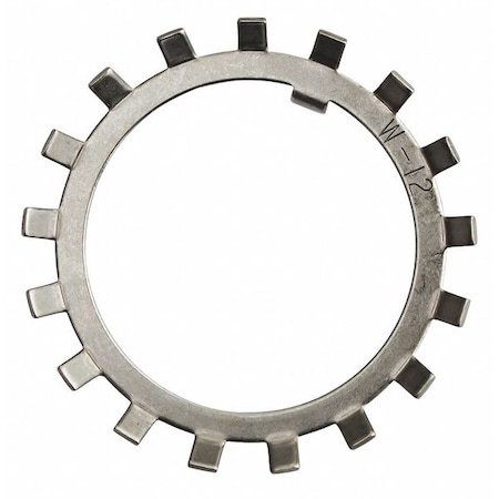Tooth Lock Washer, Carbon Steel, Plain Finish MPN:W-05