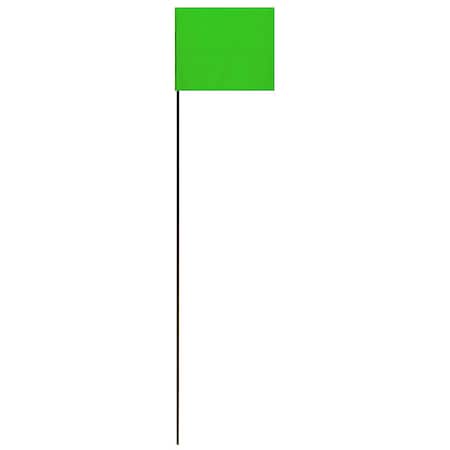 MarkingFlag, Green, Vinyl, 21inH, PK25 MPN:SF-21/GR