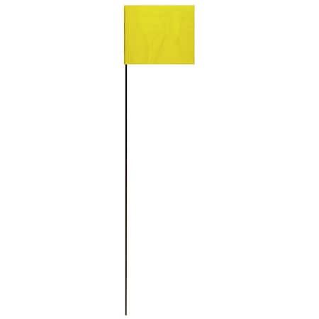 MarkingFlag, Yellow, Vinyl, 21inH, PK25 MPN:SF-21/YL
