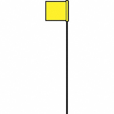 Marking Flag Yellow Solid Pattern PK25 MPN:SF-21/YL
