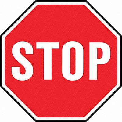 Stop Sign 24 PK2 MPN:HW-65