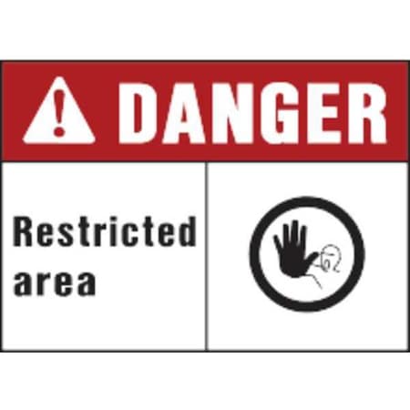 Sign, Danger Restricted Area, PK5 MPN:5010